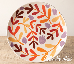Webster Fall Floral Charger