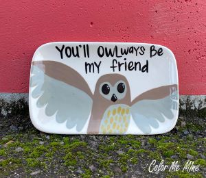 Webster Owl Plate
