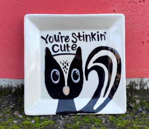 Webster Skunk Plate