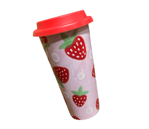 Webster Strawberry Travel Mug