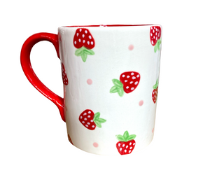 Webster Strawberry Dot Mug