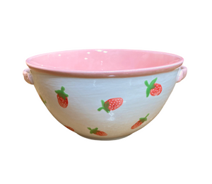 Webster Strawberry Print Bowl