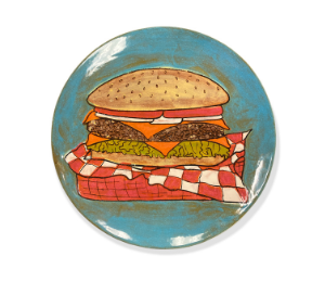 Webster Hamburger Plate