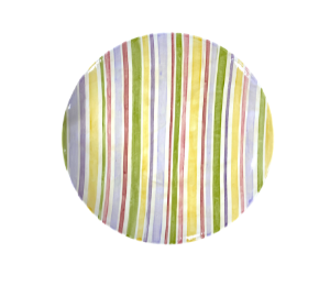 Webster Striped Fall Plate