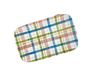 Webster Fall Plaid Plate