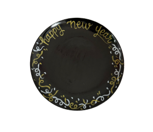 Webster New Year Confetti Plate