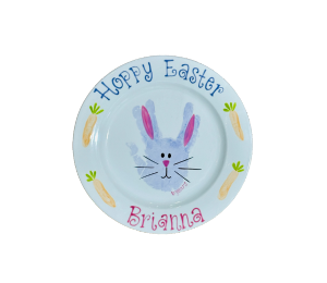 Webster Easter Bunny Plate