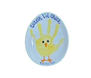 Webster Little Chick Egg Plate