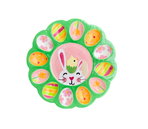 Webster Easter Sherbet Egg Plate