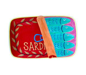 Webster Sardines Dinner Plate