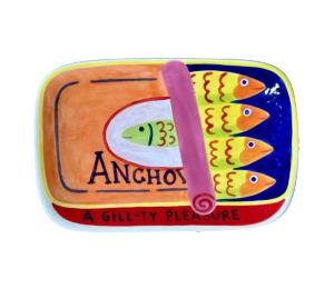 Webster Anchovies App Plate