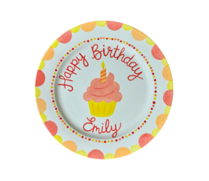 Webster Birthday Cupcake Plate